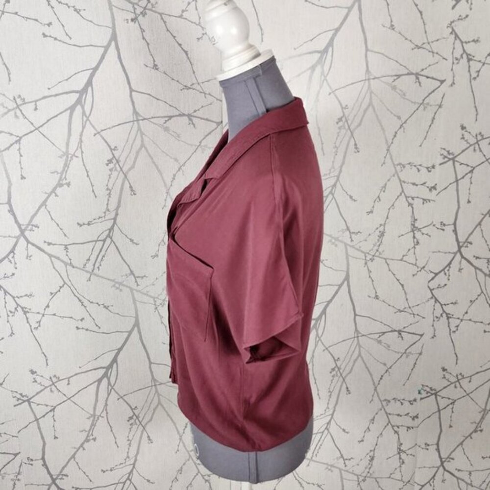 Wilfred Free Mauve Pink Button Front Shawna Camp … - image 2